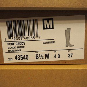 clarks pure caddy black leather